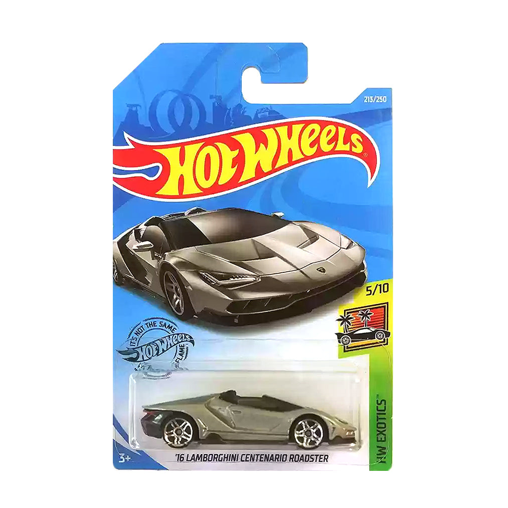 Hot Wheels 2020: '16 Lamborghini Centenario Roadster - HW Exotics 5/10 Long Card 213/250
