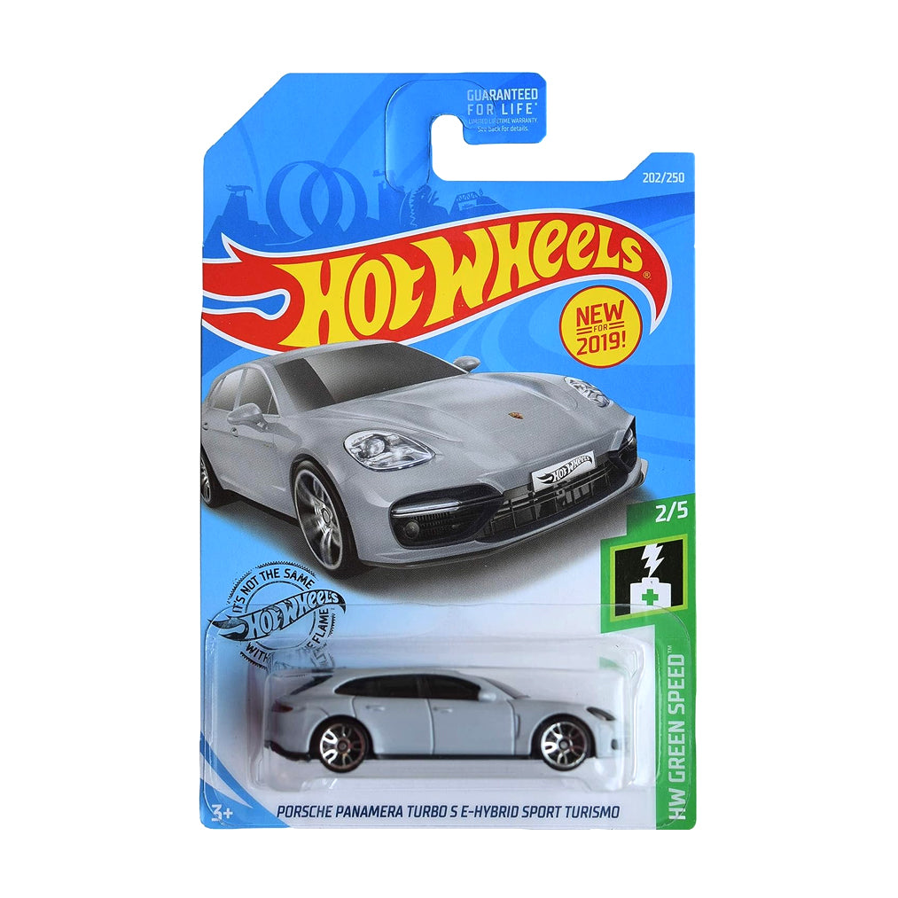 Hot Wheels 2020: Porsche Panamera Turbo S E-Hybrid Sport Turismo - HW Green Speed 2/5 Short Card 202/250