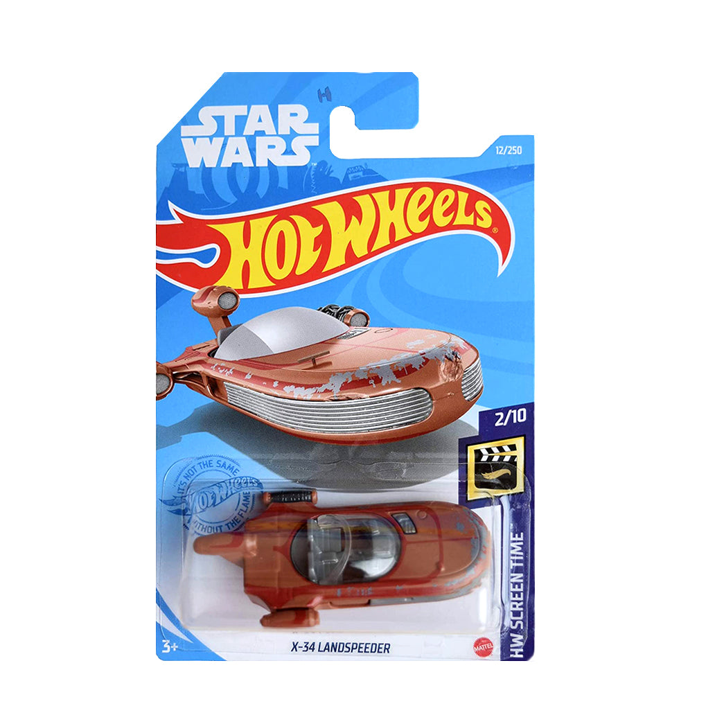 Hot Wheels 2020: Star Wars X-34 Landspeeder - HW Screen Time 10/10 Long Card 194/250