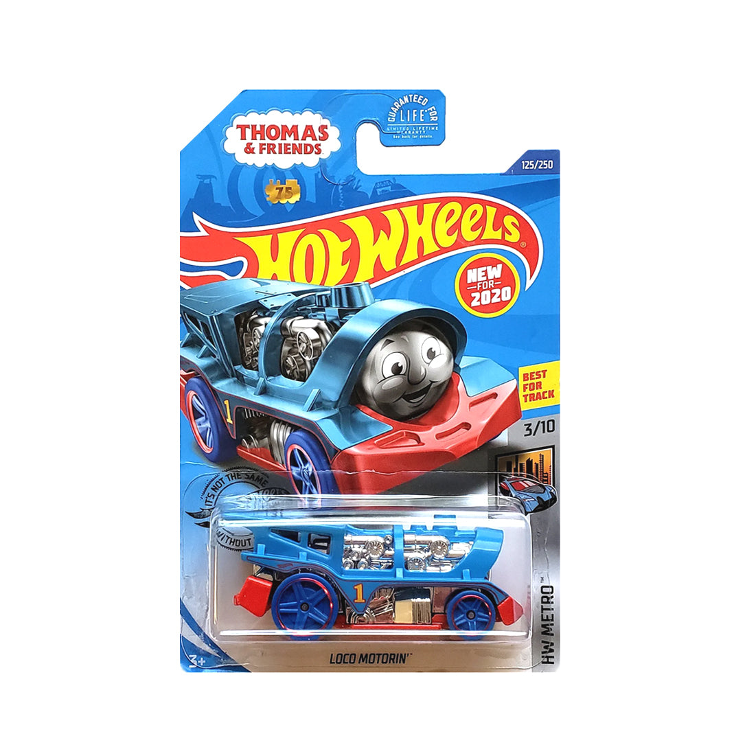 Hot Wheels 2021: Tomas & Friends Loco Motrain - HW Metro 3/10 Long Card 125/250
