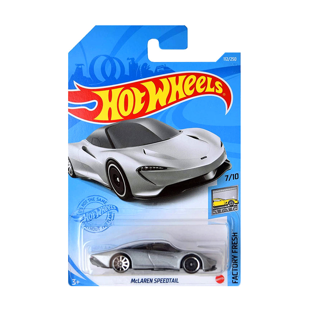 Hot Wheels 2020: McLaren Speedtail Factory Fresh 7/10 Long Card 112/250