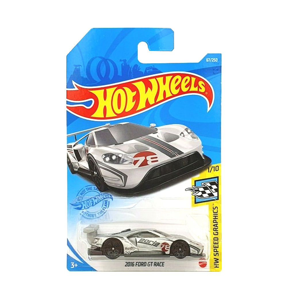 Hot Wheels 2021: 2016 Ford GT Race- Speed Graphics 1/10 Long Card 67/250