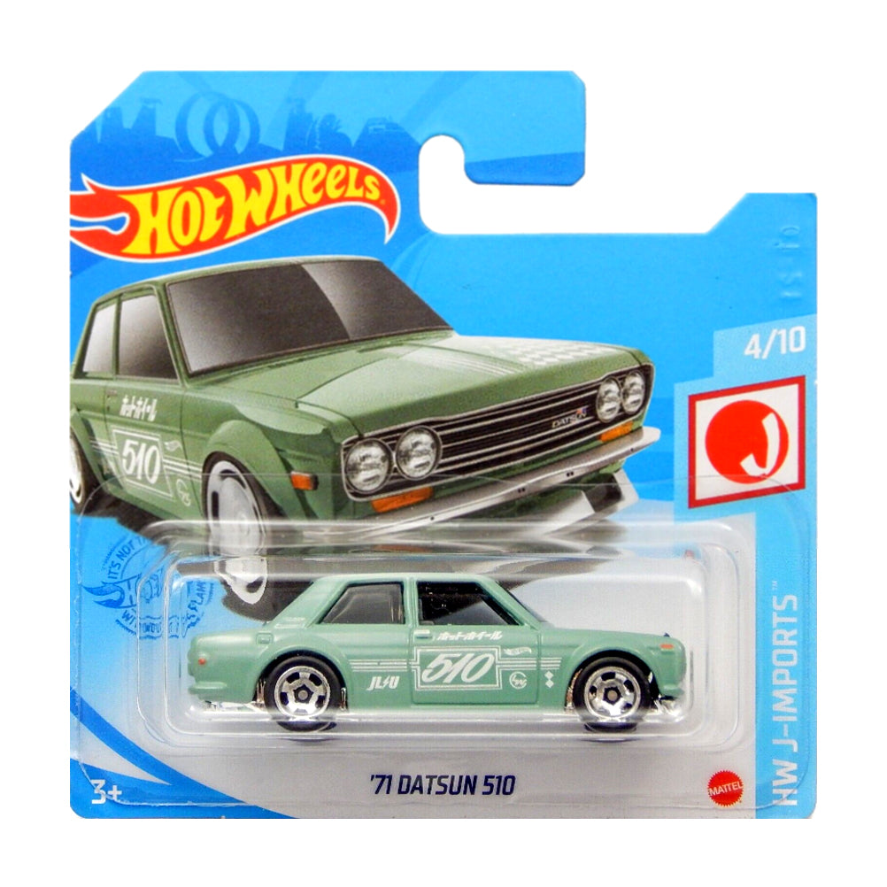 Hot Wheels 2021: '71 Datsun 510 - HW J-Imports 4/10 Short Card 204/250