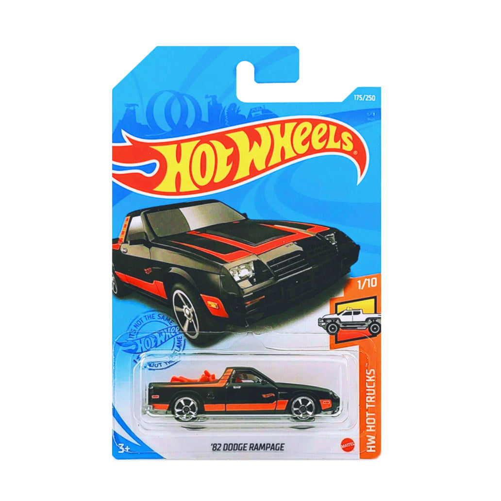 Hot Wheels 2021: '82 Dodge Rampage  HW Hot Trucks 1/10 Long Card 17/250