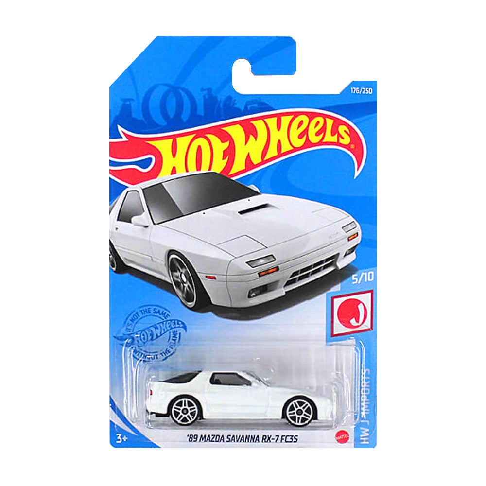 Hot Wheels 2021: '89 Mazda Savanna RX-7 FC3S - HW J-Imports 5/10 Long Card 176/250