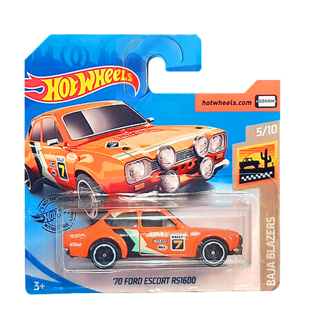 Hot Wheels 2020: '70 Ford Escort 1600RS - Baja Blazers 5/10 Short Card 52/250