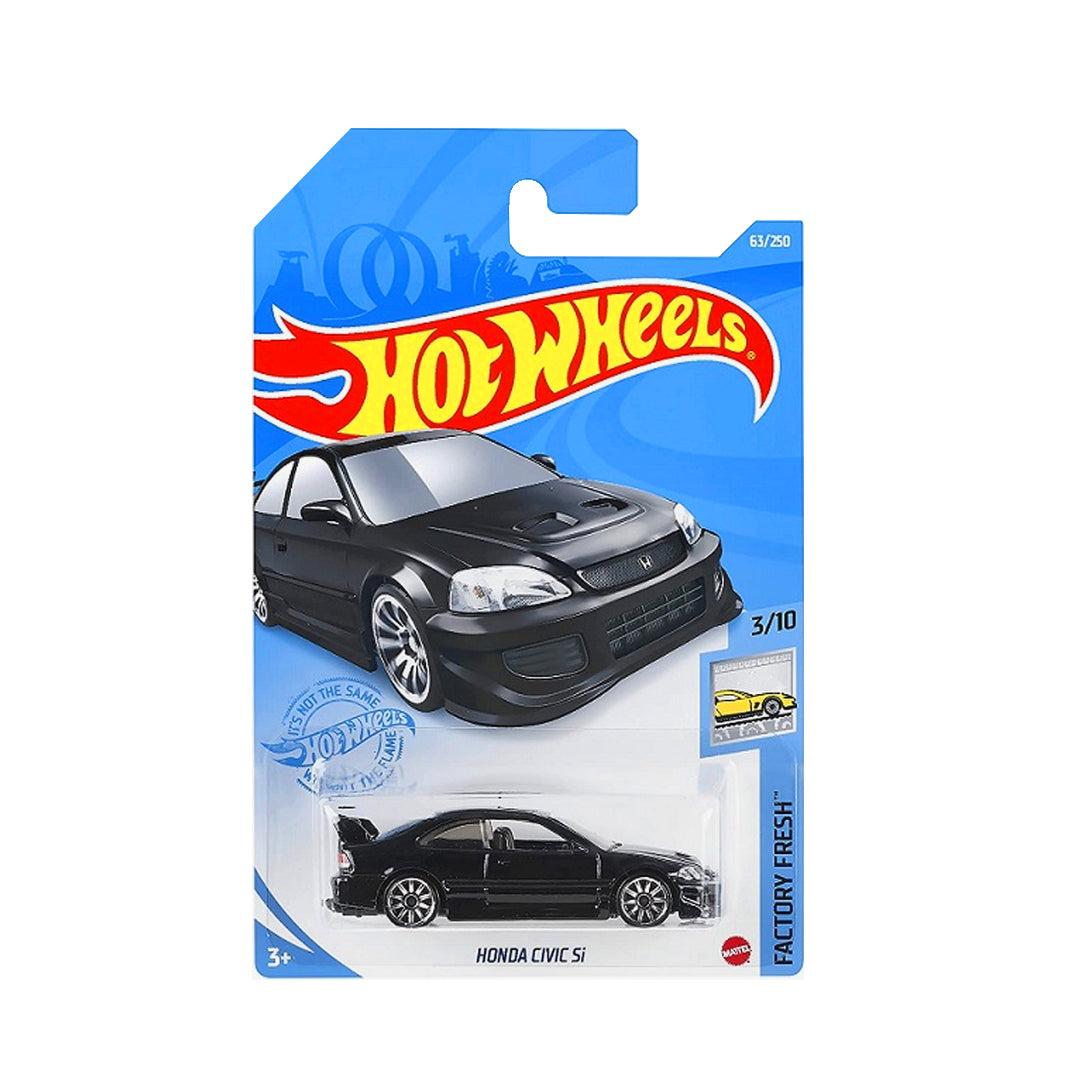 Hot Wheels 2021: Honda Civic Si - Factory Fresh 3/10 Long Card 63/250