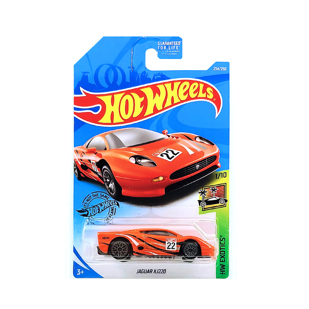 Hot Wheels 2021: Jaguar XJ220 - HW Exotics 1/10 Long Card 234/250