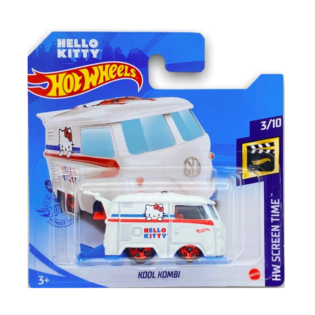 Hot Wheels 2021: Hello Kitty Kool Kombi - HW Screen Time 3/10 Short Card 38/250