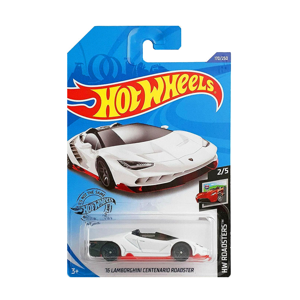 Hot Wheels 2020: '16 Lamborghini Centenario Roadster - HW Roadsters 2/10 Long Card 170/250