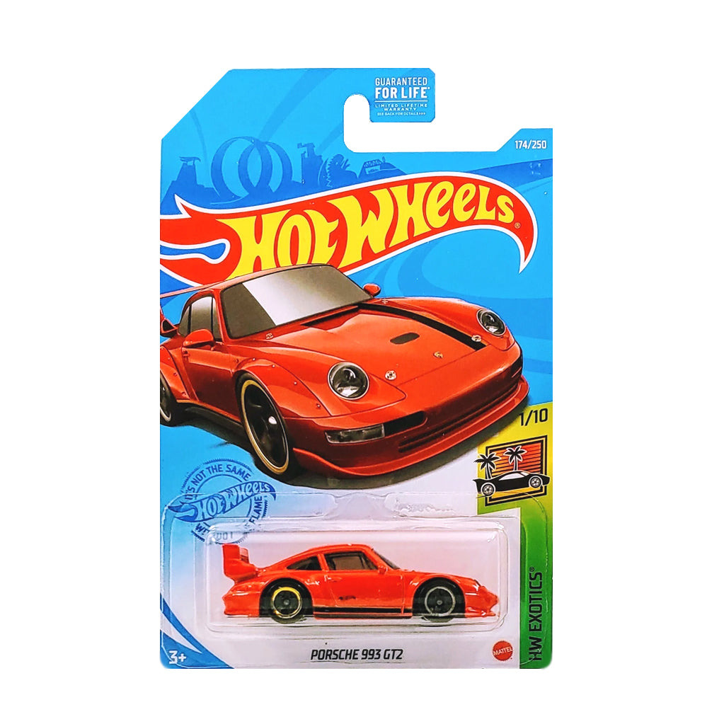 Hot Wheels 2021: Porsche 993 GT2 - HW Exotics 1/10 Long Card 174/250