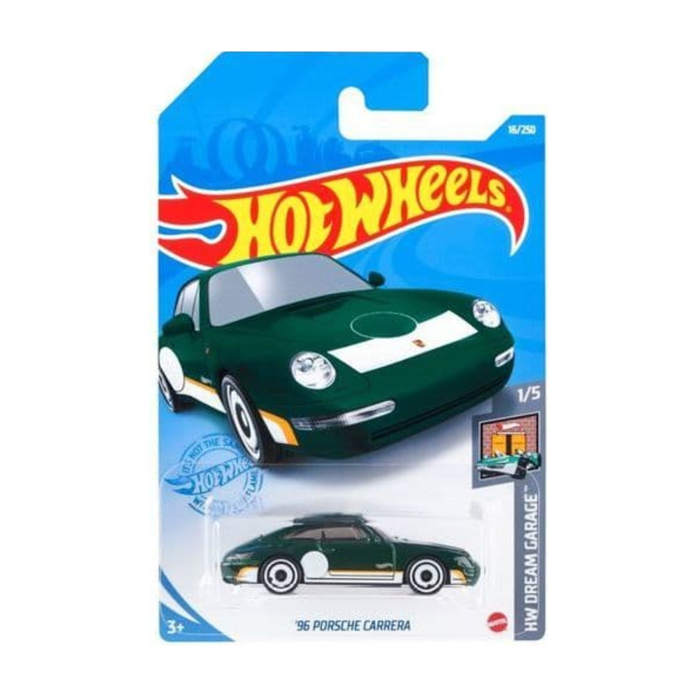 Hot Wheels 2021: '96 Porsche Carrera - HW Dream Garage 1/5 Long Card 16/250