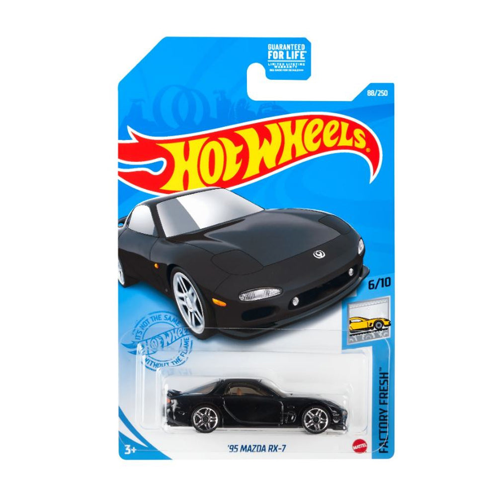 Hot Wheels 2021: '95 Mazda RX-7 - Factory Fresh 6/10 Long Card 88/250