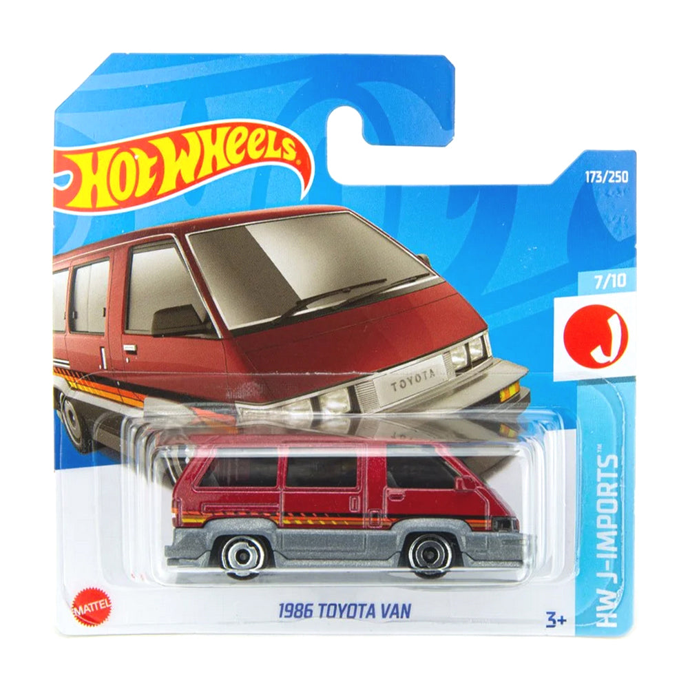 Hot Wheels 2021: 1986 Toyota Van - HW J Imports 7/10 Short Card 173/250