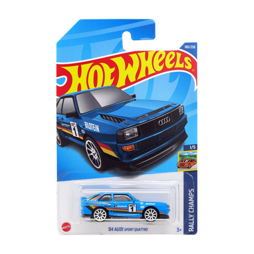 Hot Wheels 2022: '84 Audi Sport Quattro - Rally Champs 1/5 Long Card 180/250