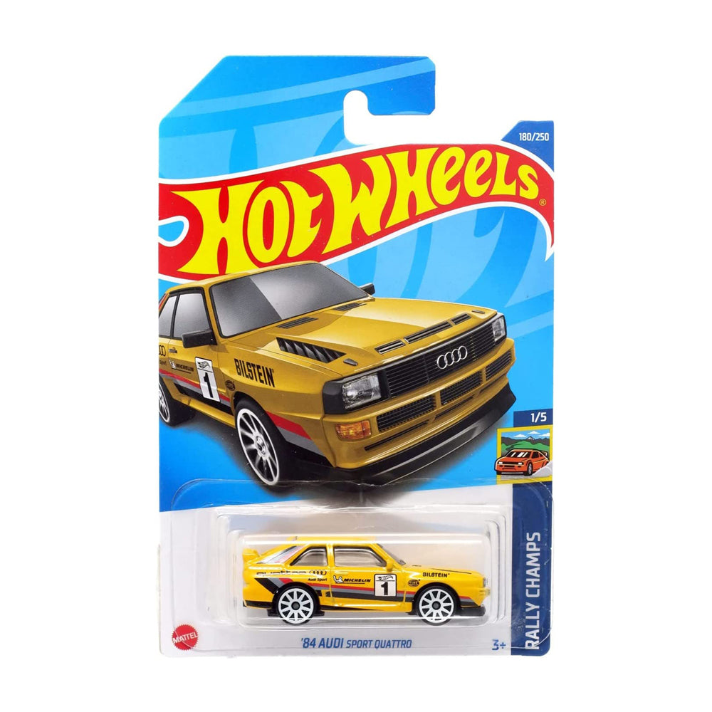 Hot Wheels 2022: '84 Audi Sport Quattro - Rally Champs 1/5 Long Card 180/250