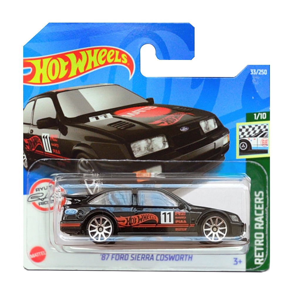 Hot Wheels 2022: '87 Ford Sierra Cosworth - Retro Racers 1/10 Short Card 33/250