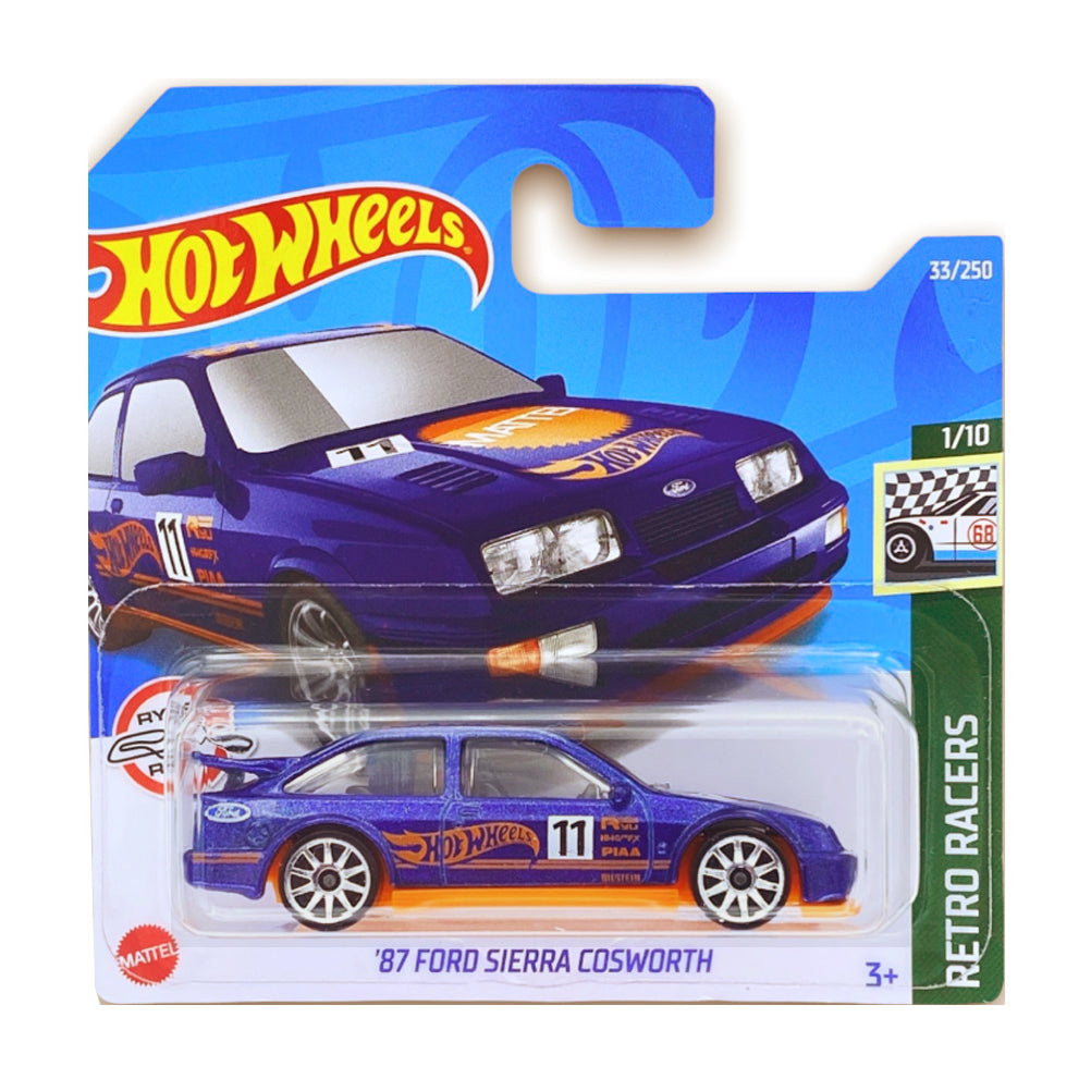 Hot Wheels 2022: '87 Ford Sierra Cosworth - Retro Racers 1/10 Short Card 33/250