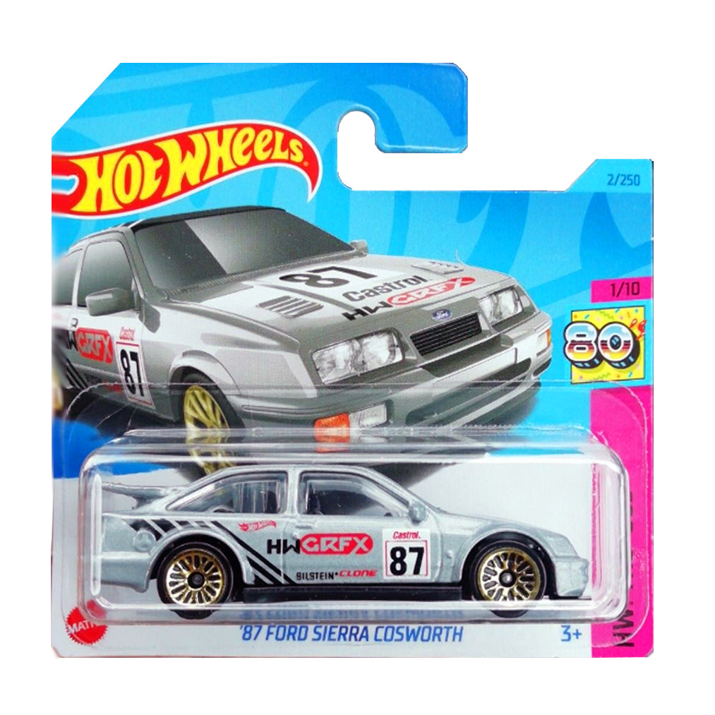Hot Wheels 2022: '87 Ford Sierra Cosworth - HW: The '80s 1/10 Short Card 2/250