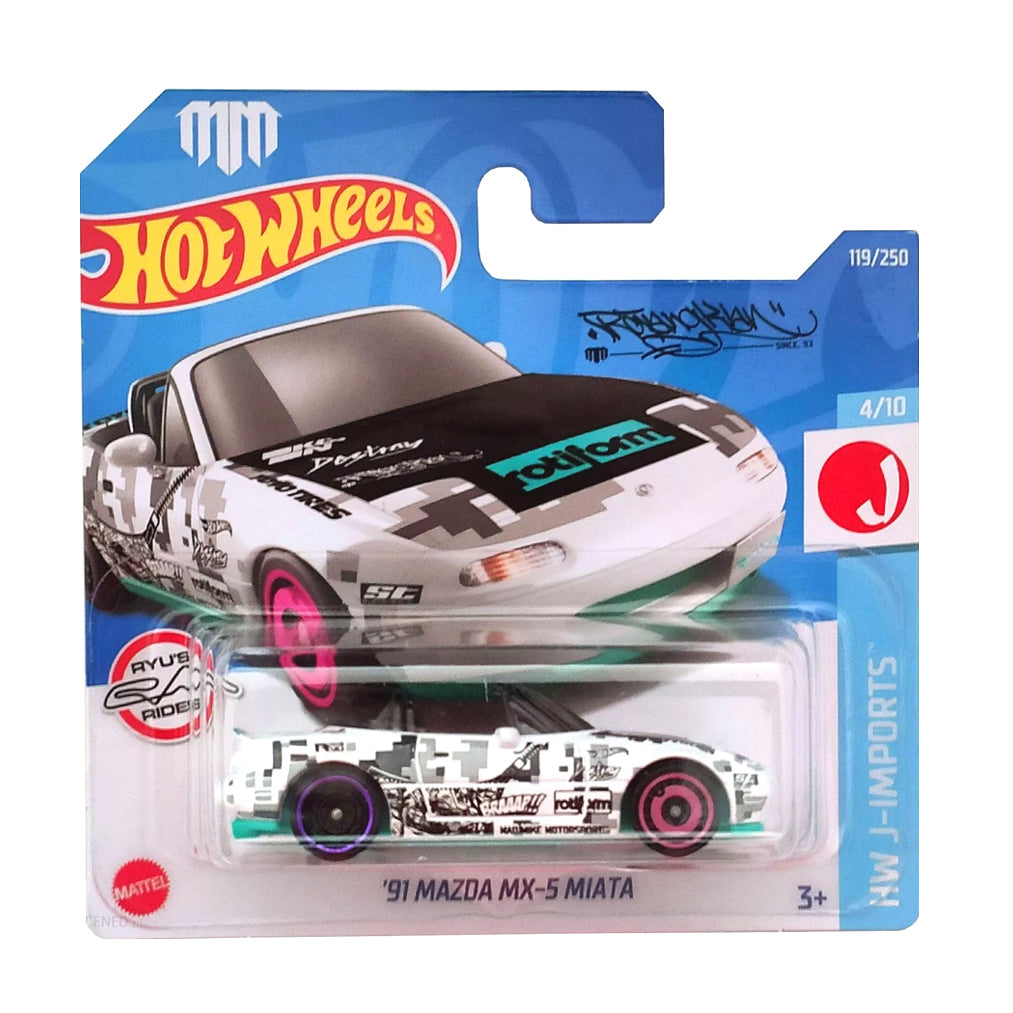 Hot Wheels 2022: Mazda MX-5 Miata - HW J-Imports 4/10 Short Card 119/250