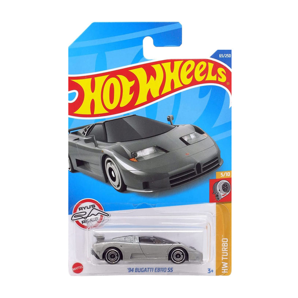 Hot Wheels 2021: '94 Bugatti EB110 SS - HW Turbo 5/10 Long Card 65/250