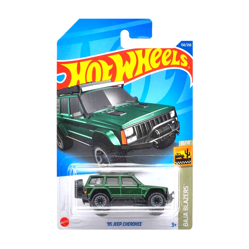 Hot Wheels 2022: '95 Jeep Cherokee - Baja Blazers 10/10 Long Card 150/250