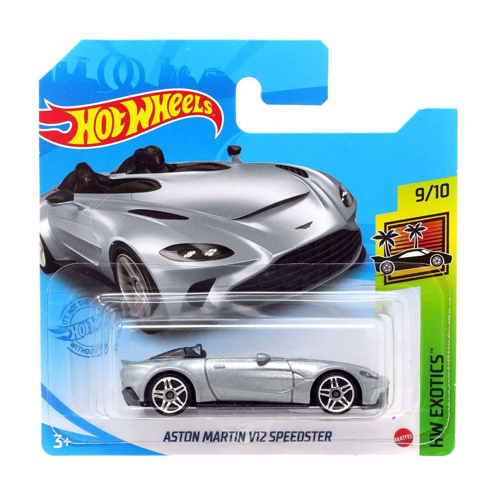 Hot Wheels 2021: Aston Martin V12 Speedster - HW Exotics 9/10 Short Card 243/250