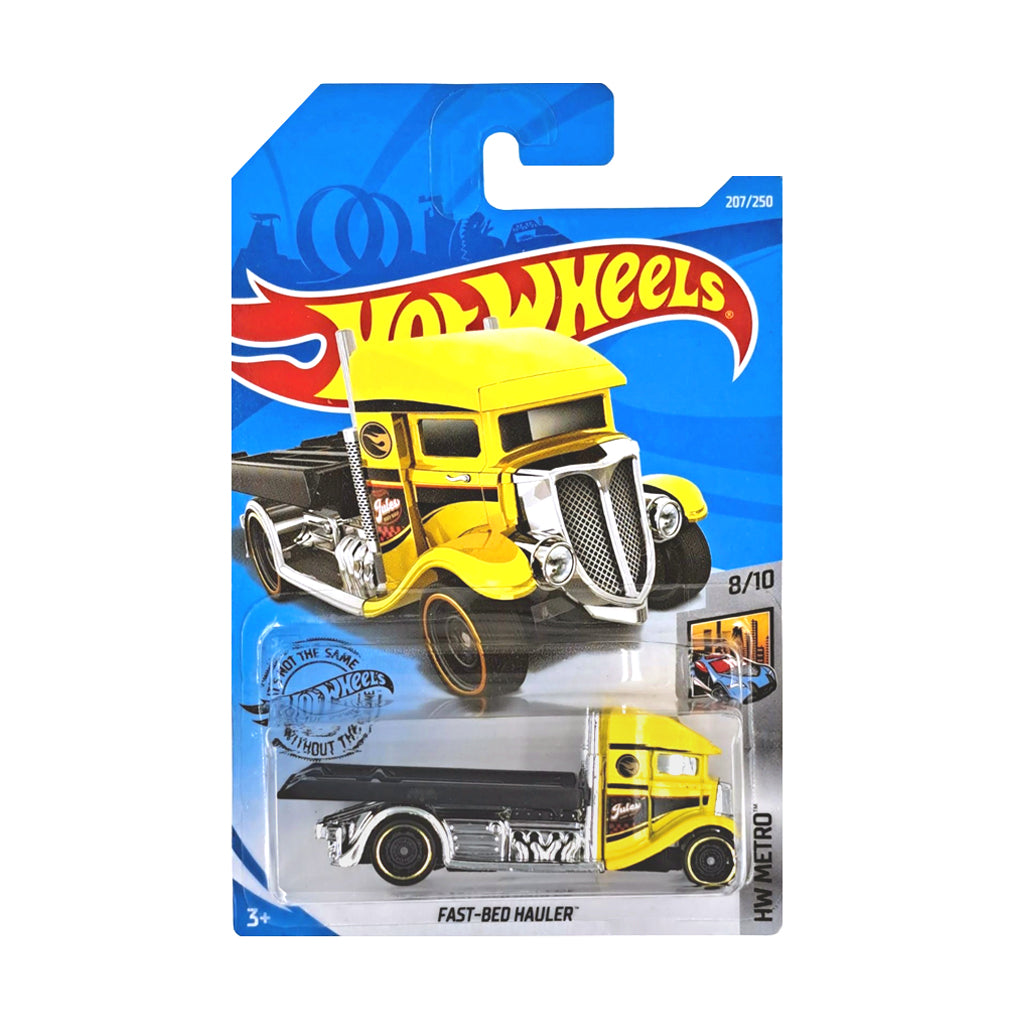 Hot Wheels Treasure Hunt 2022: Fast-Bed Hauler - HW Metro 8/10 Long Card 207/250