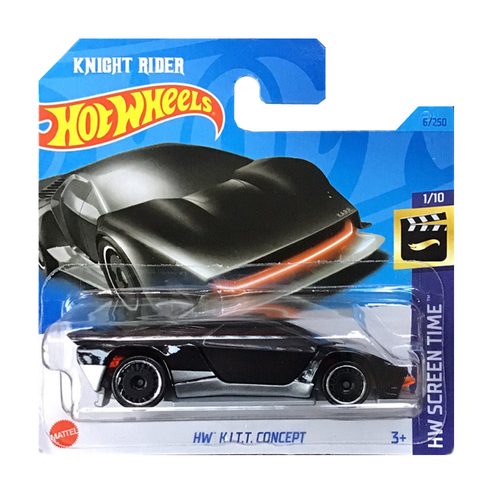 Hot Wheels 2022: Knight Rider HW K.I.T.T. Concept 1/10 HW Screen Time Short Card 6/250