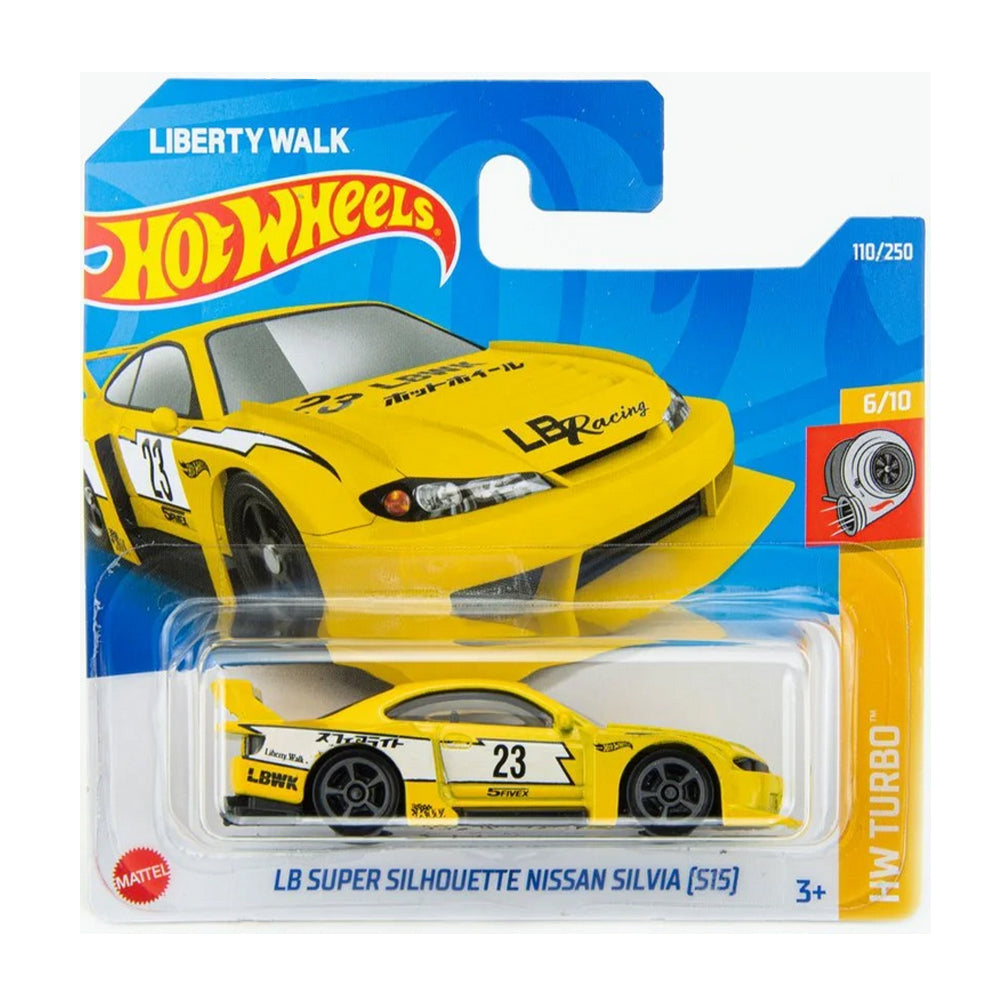 Hot Wheels 2021: LB Super Silhouette  Nissan Silvia (S15) - HW Turbo 6/10 Short Card 110/250
