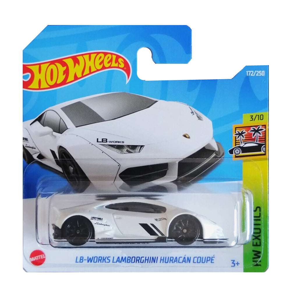 Hot Wheels 2022: Lamborghini LB-Works Lamborghini Huracan Coupe - HW Exotics 3/10 Short Card 172/250