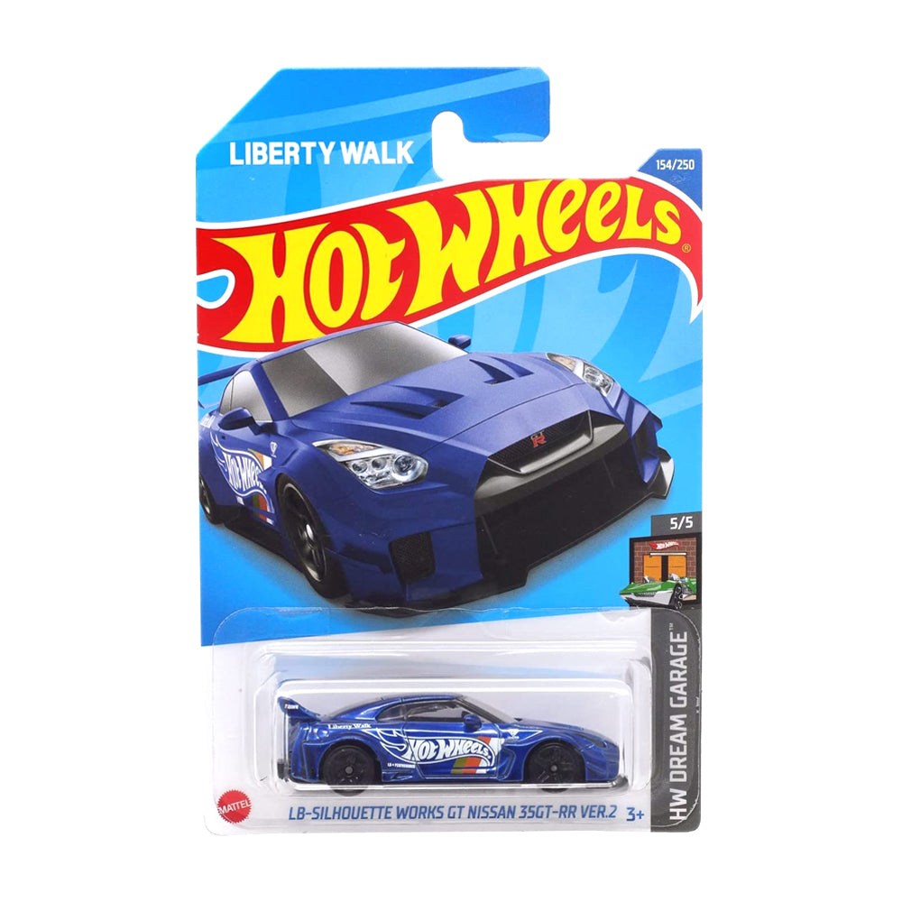 Hot Wheels 2021: LB Silhouette Works GT Nissan 35GT-RR Ver.2 - HW Dream Garage 5/5 Long Card 154/250