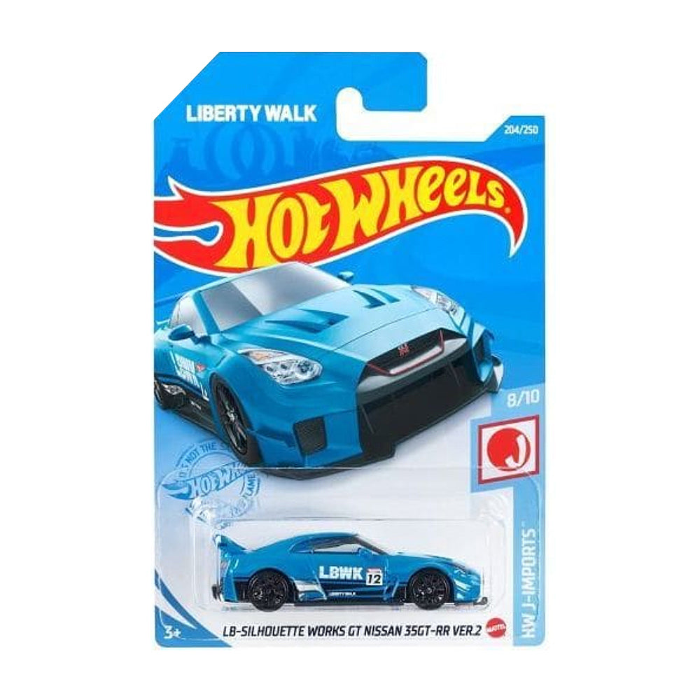 Hot Wheels 2021: LB Silhouette Works GT Nissan 35GT-RR Ver.2 - HW J-Imports 8/10 Long Card 204/250