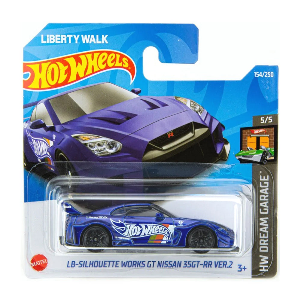 Hot Wheels 2021: LB Silhouette Works GT Nissan 35GT-RR Ver.2 - HW Dream Garage 5/5 Short Card 154/250