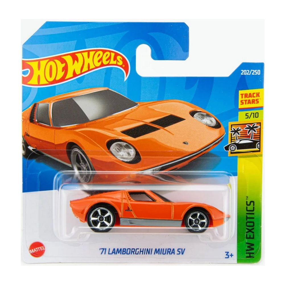 Hot Wheels 2022: '71 Lamborghini Miura SV - HW Exotics 5/10 Short Card 202/250