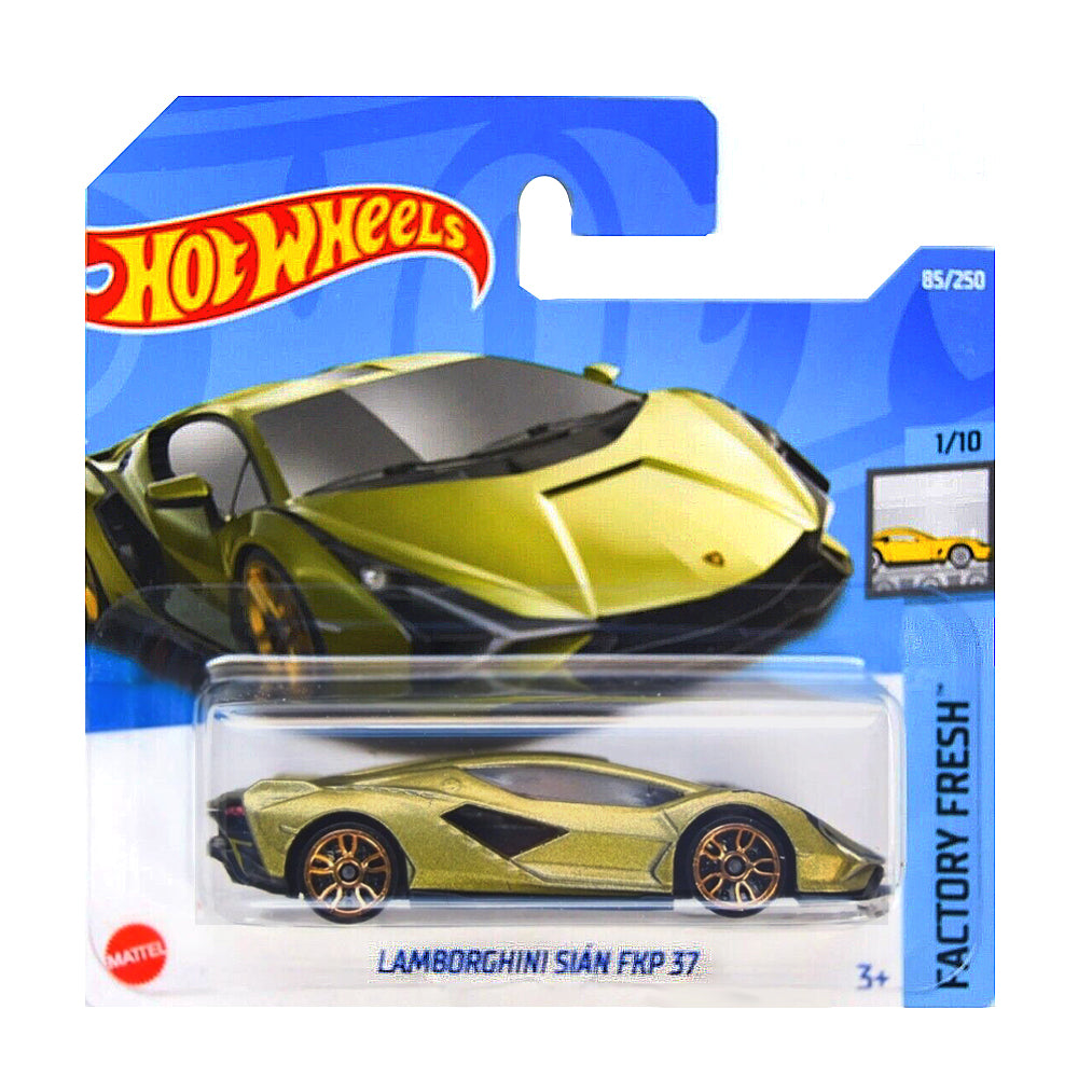 Hot Wheels 2022: Lamborghini Sian FKP37 - Factory Fresh 1/10 Short Card 85/250