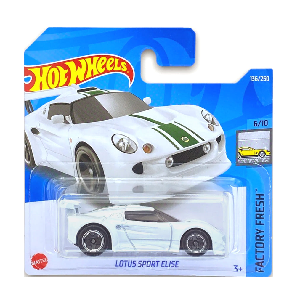 Hot Wheels 2022: Lotus Sport Elise - Factory Fresh 6/10 Short Card 136/250