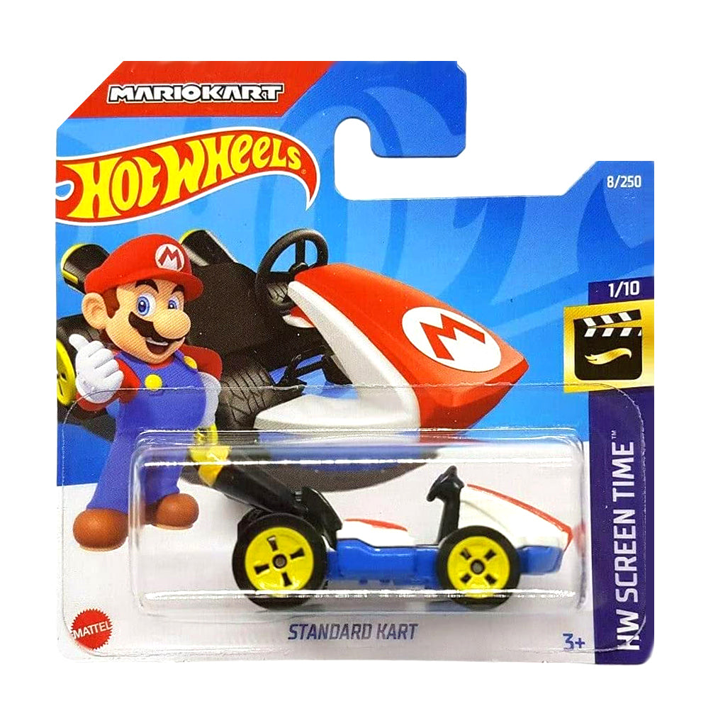 Hot Wheels 2022: Mario Kart Standard Kart - HW Screen Time 1/10 Short Card 8/250