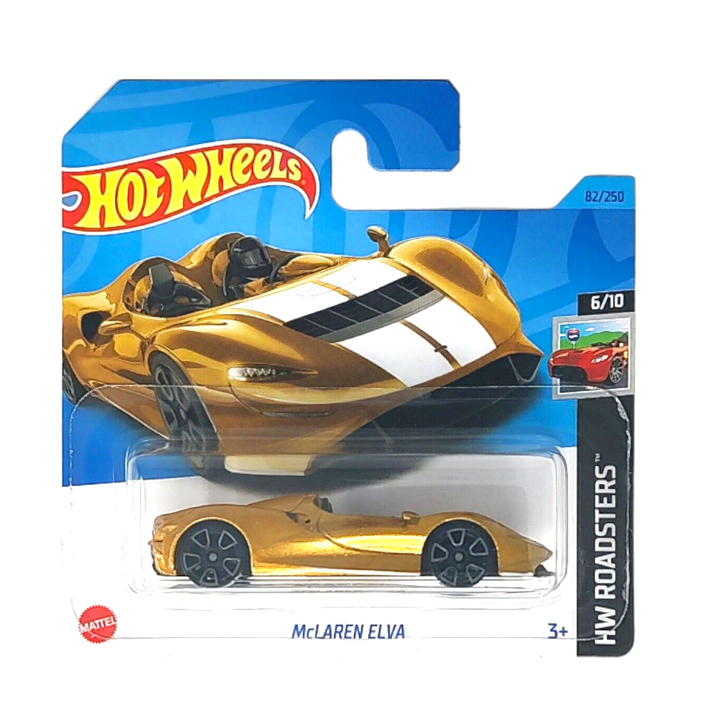 Hot Wheels 2023: McLaren Elva - HW Roadsters 6/10 Short Card 82/250