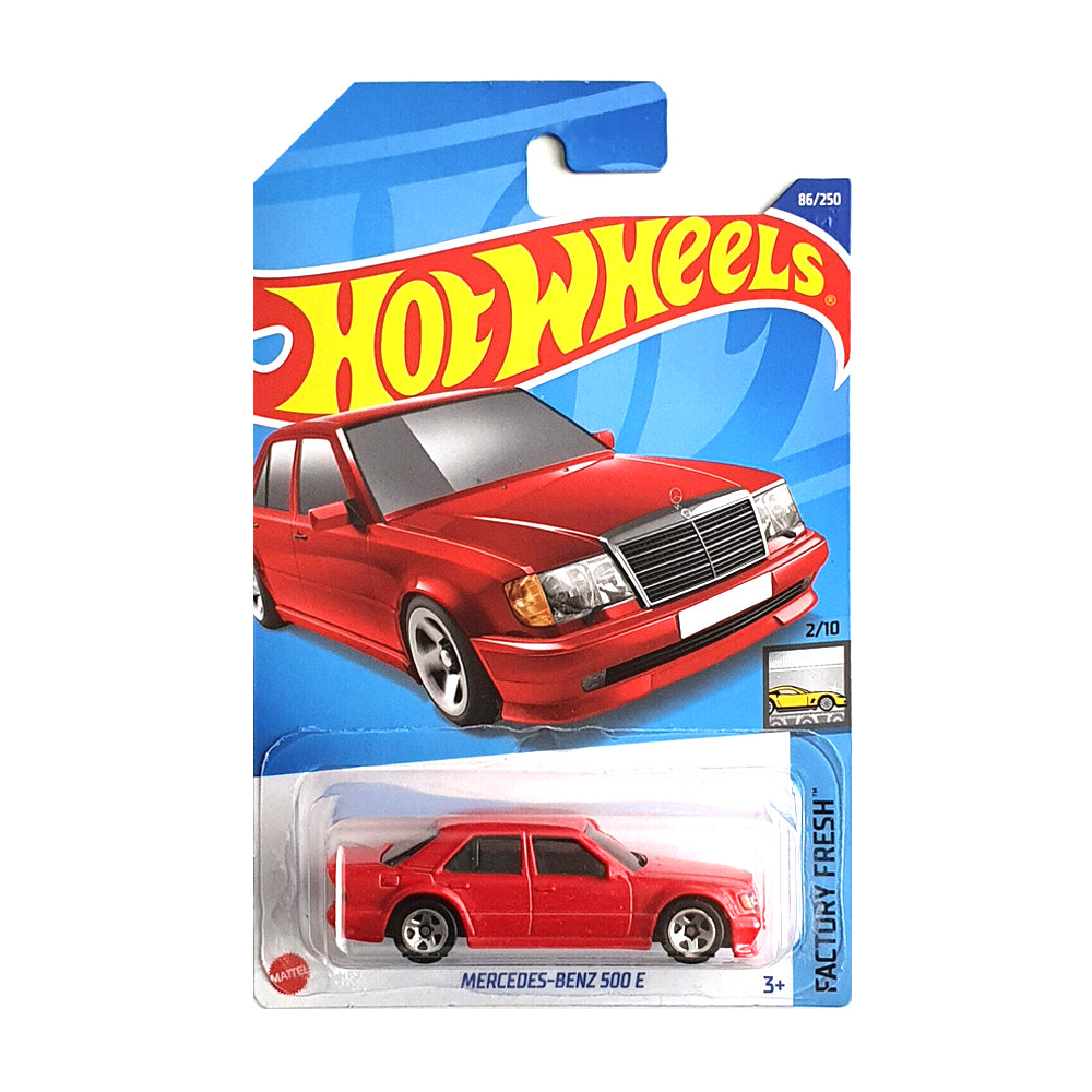 Hot Wheels 2022: Mercedes-Benz 500 E - Factory Fresh 1/10 Long Card 86/250