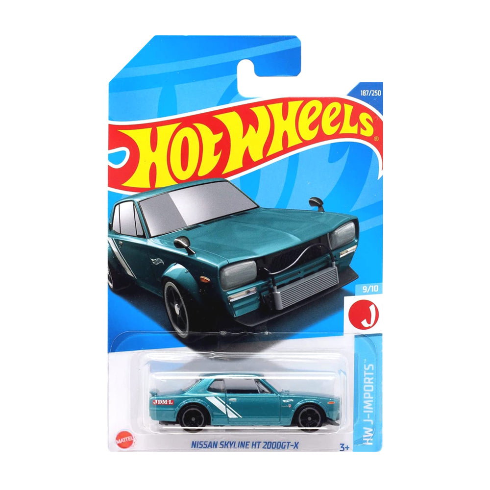 Hot Wheels 2022: Nissan Skyline HT 2000GT-X - HW J-Imports 9/10 Long Card 187/250