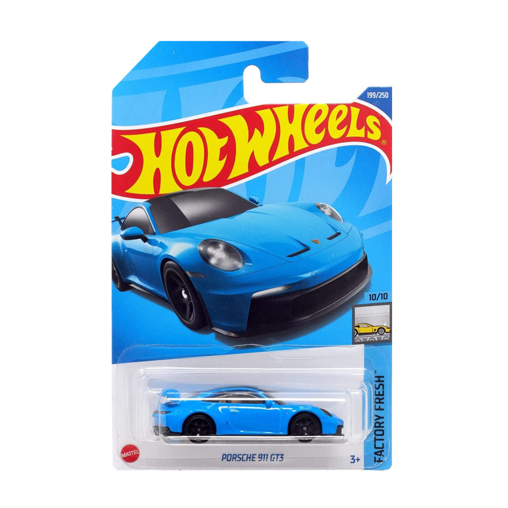 Hot Wheels 2022: Porsche 911 GT3 - Factory Fresh 10/10 Long Card 199/250
