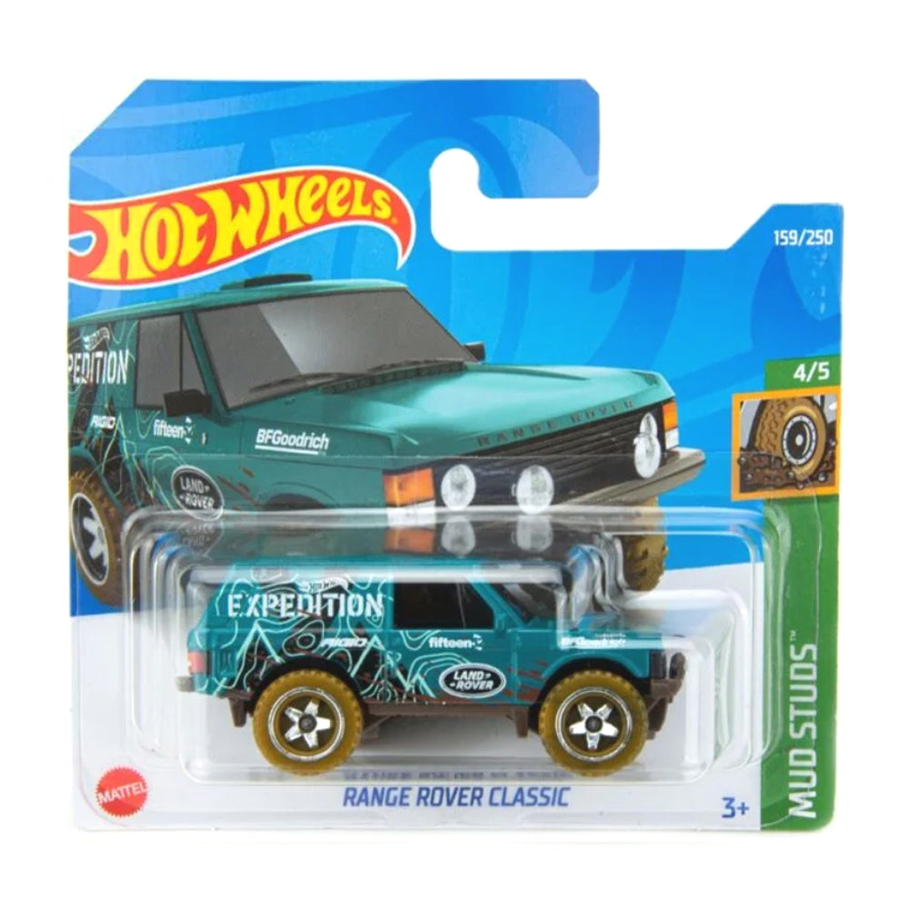 Hot Wheels 2022: Range Rover Classic - Mud Studs 4/5 Short Card 159/250