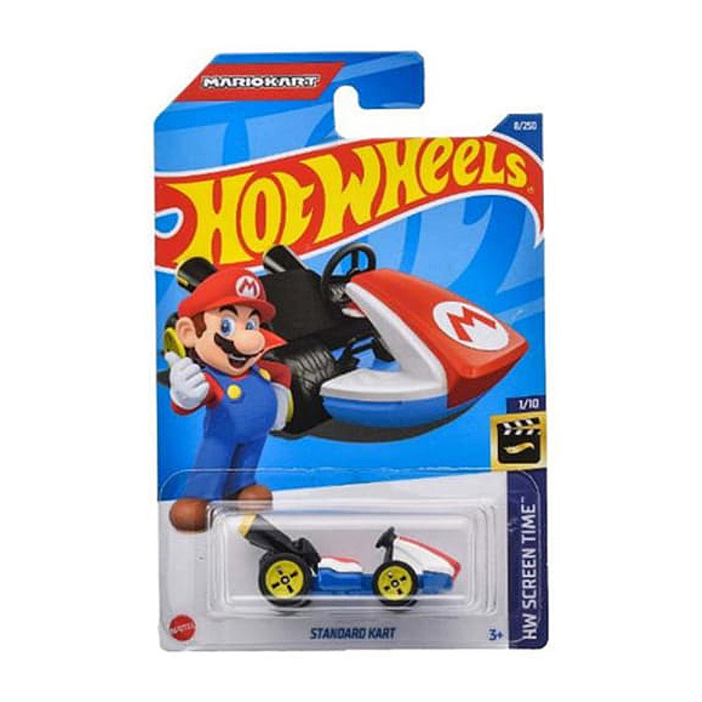 Hot Wheels 2022: Mario Kart Standard Kart - HW Screen Time 1/10 Long Card 8/250