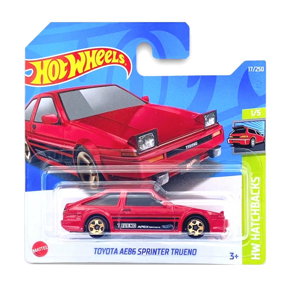 Hot Wheels 2022: Toyota AE86 Sprinter Trueno - HW Hatchbacks 1/5 Short Card 17/250
