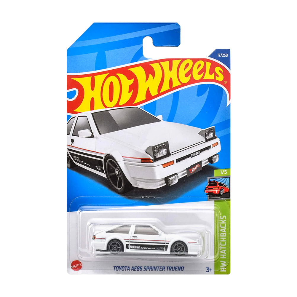 Hot Wheels 2022: Toyota AE86 Sprinter Trueno - HW Hatchbacks 1/5 Long Card 17/250