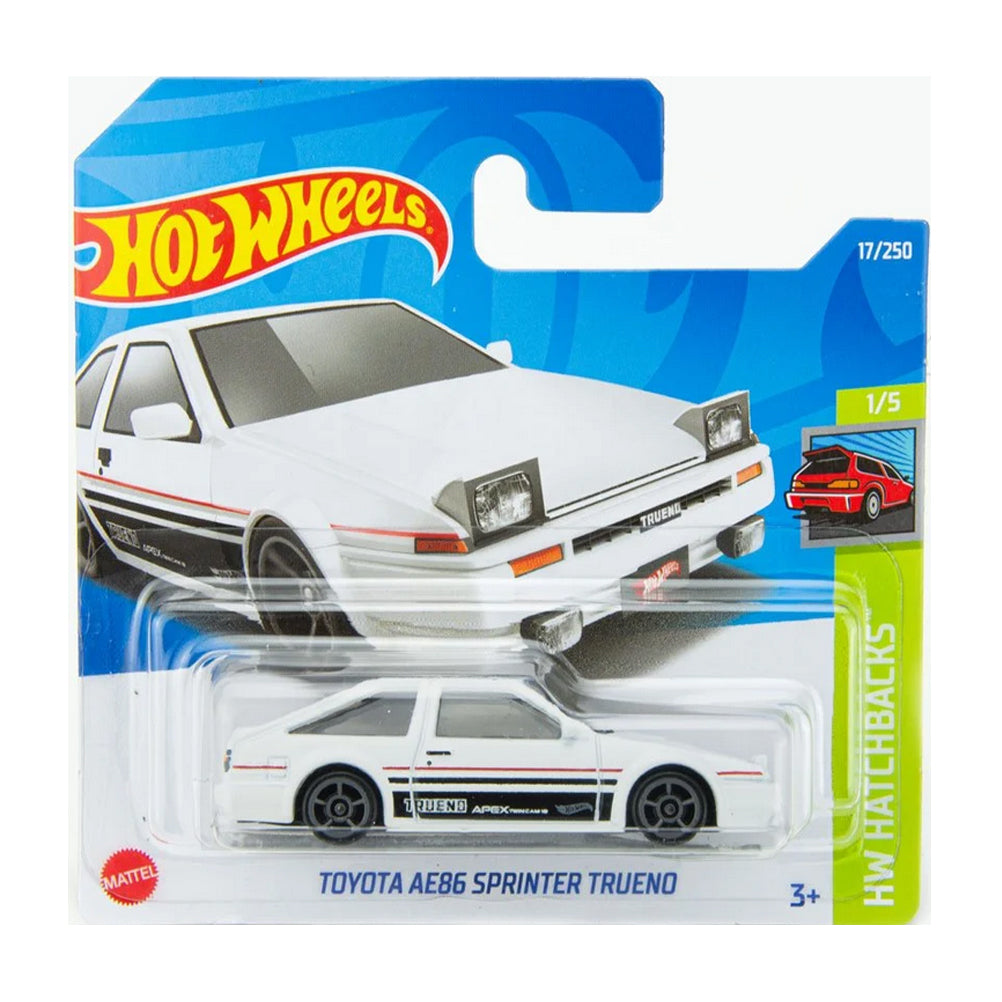 Hot Wheels 2022: Toyota AE86 Sprinter Trueno - HW Hatchbacks 1/5 Short Card 17/250