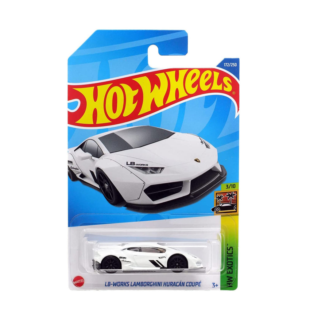 Hot Wheels 2022: Lamborghini LB-Works Lamborghini Huracan Coupe - HW Exotics 3/10 Long Card 172/250
