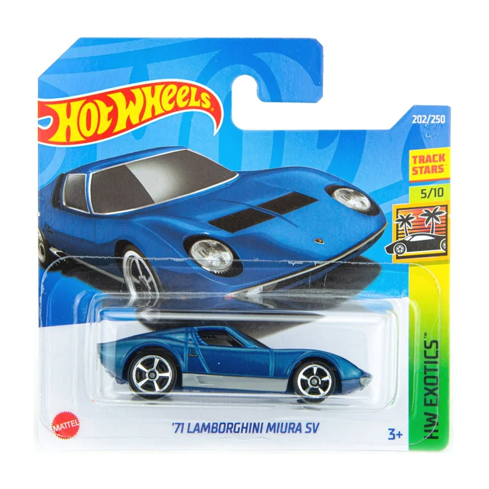 Hot Wheels 2022: '71 Lamborghini Miura SV - HW Exotics 5/10 Short Card 202/250
