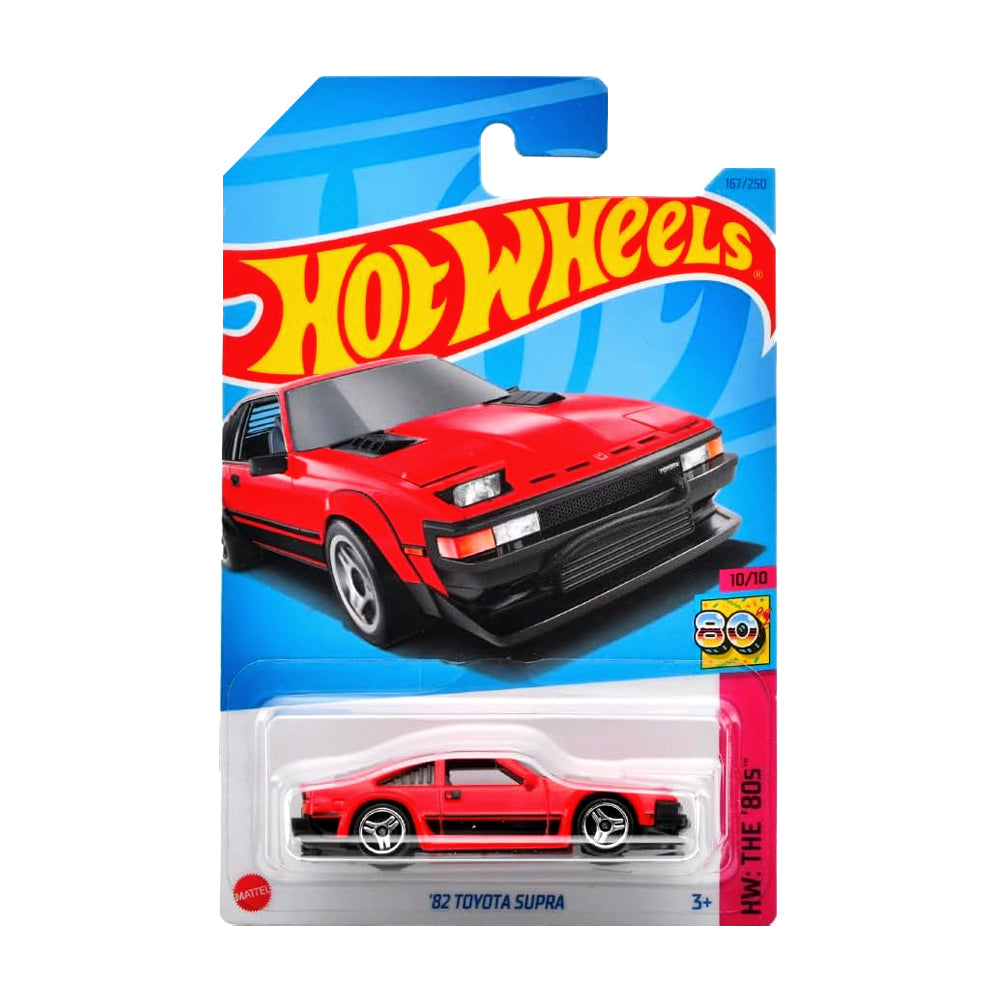 Hot Wheels 2023: '82 Toyota Supra - HW: The '80s 10/10 Long Card 167/250